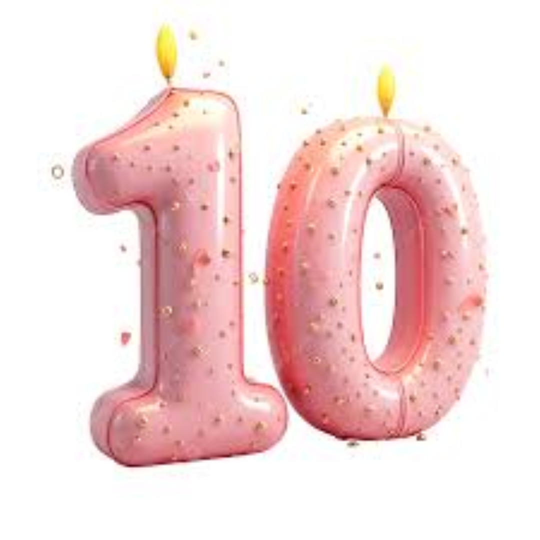 NUMBER CANDLE 10